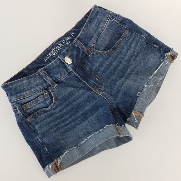 American Eagle Outfitters Pants - American Eagle Shortie Distressed Cuff Shorts